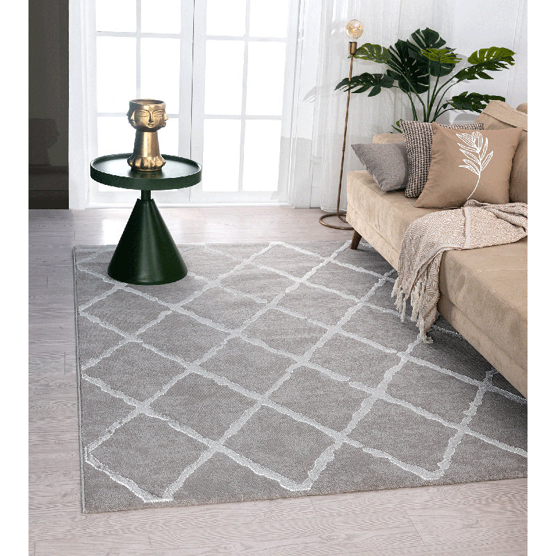 Singletary Glossy Design Area Rug, Rectangle 160 x 230cm