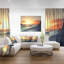 «Madeira Coast with Blue Waters Large Seashore», reproduction de photo sur toile tendue-18297376