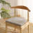 Indoor High Density Memory Foam Chair Pads With Ties-86741192-102925748