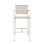 Assortiments de sièges de patio 29,50 ", rouille argentée, grillage gris