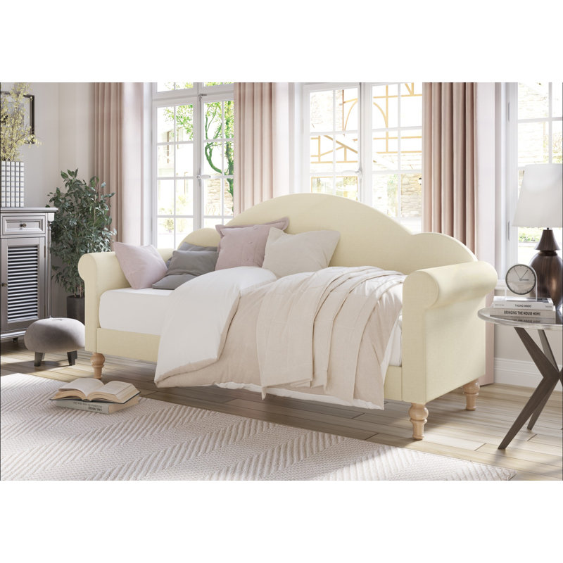 Alvon Upholstered Daybed, Beige