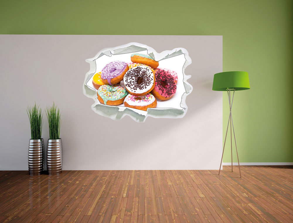 Wandtattoo Donut Kuchen Liebesperlen