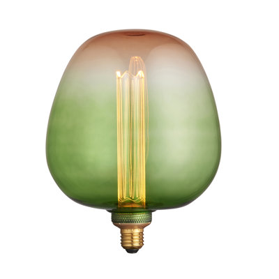 2.8W E27 ES XL Globe Non-Dimmable Bulb - 110lm 1800K Warm White