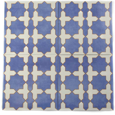 Carreau de porcelaine pour plancher et mur à motif géométrique 10 po x 10 po Gothic