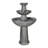 SunJet 43.3" High 3-Tiers Outdoor Garden Fountain