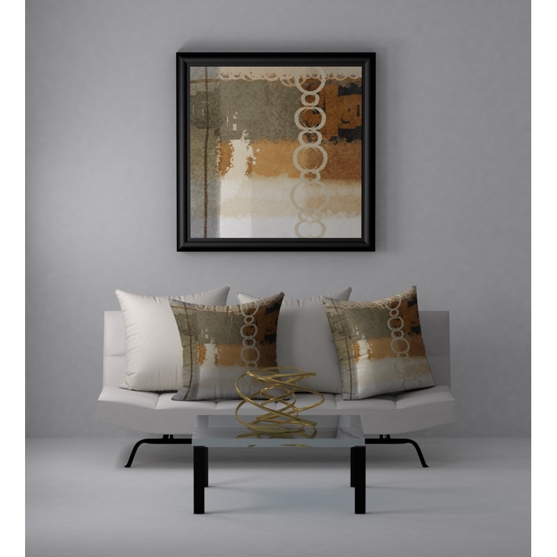 Coussin décoratif carrée énergique invitant, 24 po x 24 po