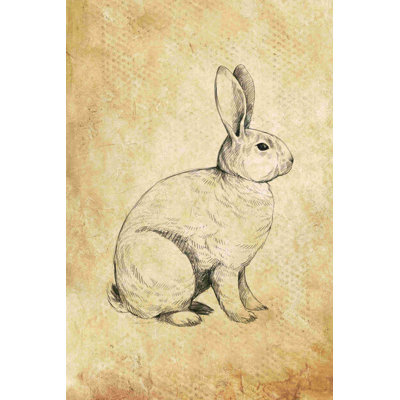 Lapin digne - peinture sur toile tendue