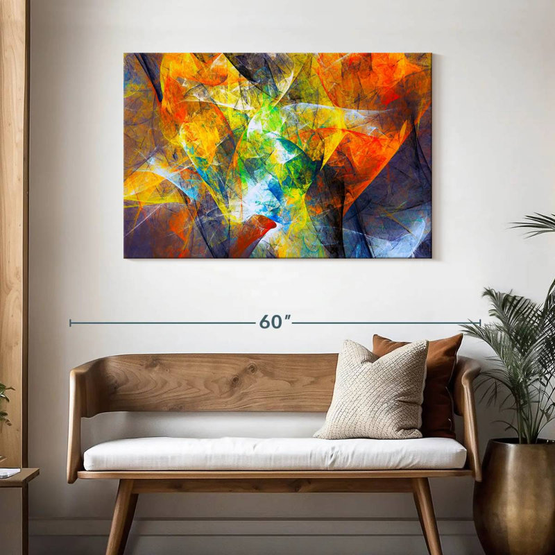 Abstrait mouvement excentrique Avery, H 30 po x l 45 po