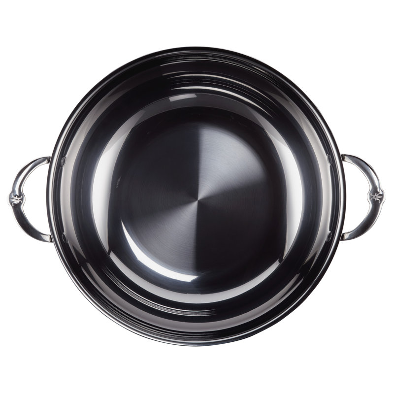 Wok couvert Hestan NanoBond 7,5 pte - 14 po