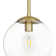 Luminaire sphère suspendu 1 lumières simple Cournoyer