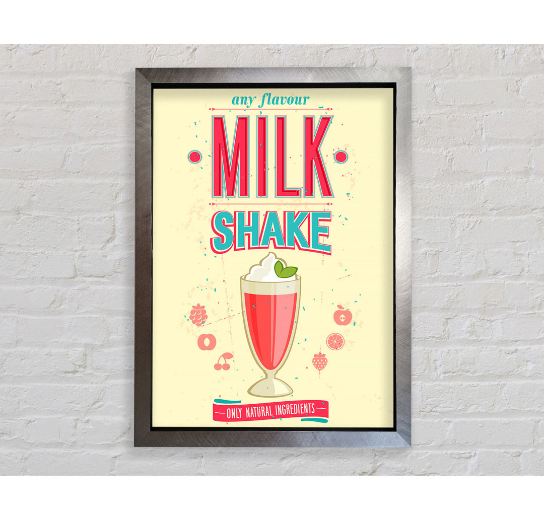 Milk Shake - Einzelner Bilderrahmen Kunstdrucke