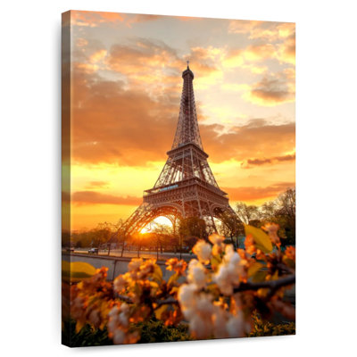 Aime Eiffel Tower Spring Sunrise