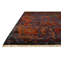 Shangri-La Hand Knotted Wool Area Rug in Blue/Coral/Yellow-1465692162