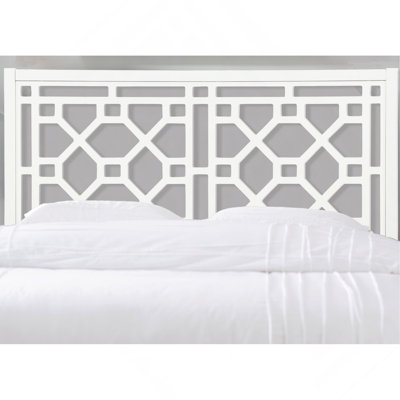 Tabor Chippendale White Headboard - Queen/Full