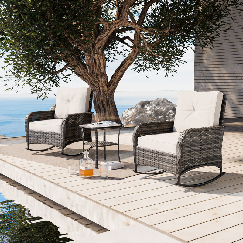 2 - Person Outdoor Seating Group with Cushions