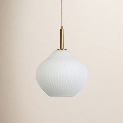 Jonny Dimmable Glass Single Light Pendant