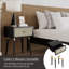 Table de chevet en bois massif Beiro-785289306