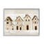 «Rustic Neighbours maisons», impression encadrée sur bois-517339922-517339933