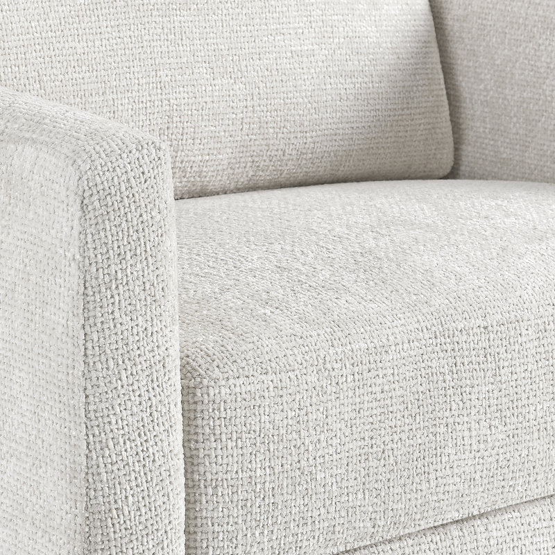 Seoul Power Recliner With USB-C Charging Ports, Nightlight & Lumbar Pillow, Sand, Ivory