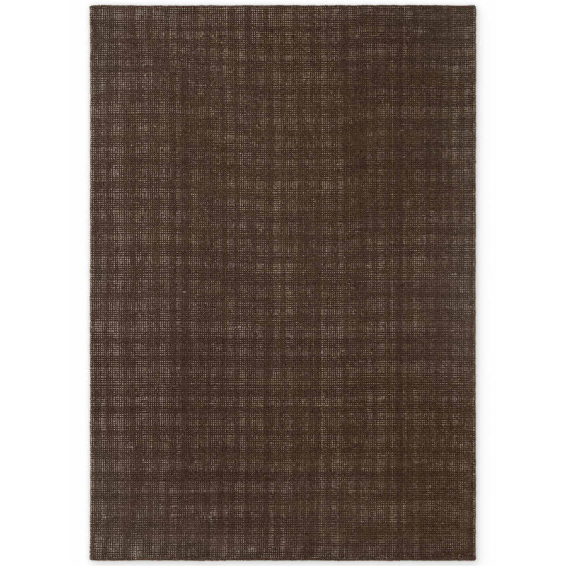 Dewit Wool Hand Woven Area Rug, Brown, Rectangle 200 x 300 cm