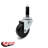 Hard Rubber Wheel Swivel 7/Expanding Stem Caster Set
