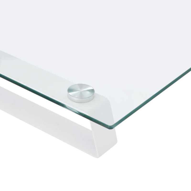 Langmesser Monitor Stand, White