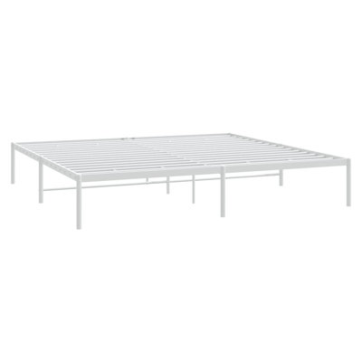 Metal Bed Frame White