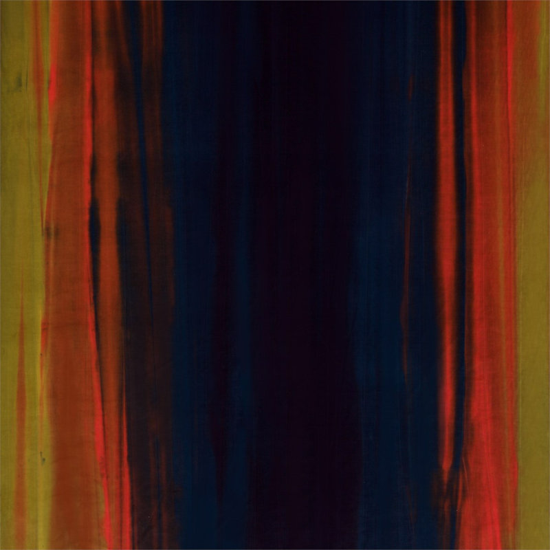 Amazilia Velvets Fabric, Mustard/Papaya/Indigo