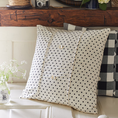 Polka Dottie Porch Throw Pillow