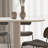White Oval Solid Wood Dining Table-859002059