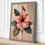 Pink Hibiscus Botanical - Wrapped Canvas-2127848503-2127848511