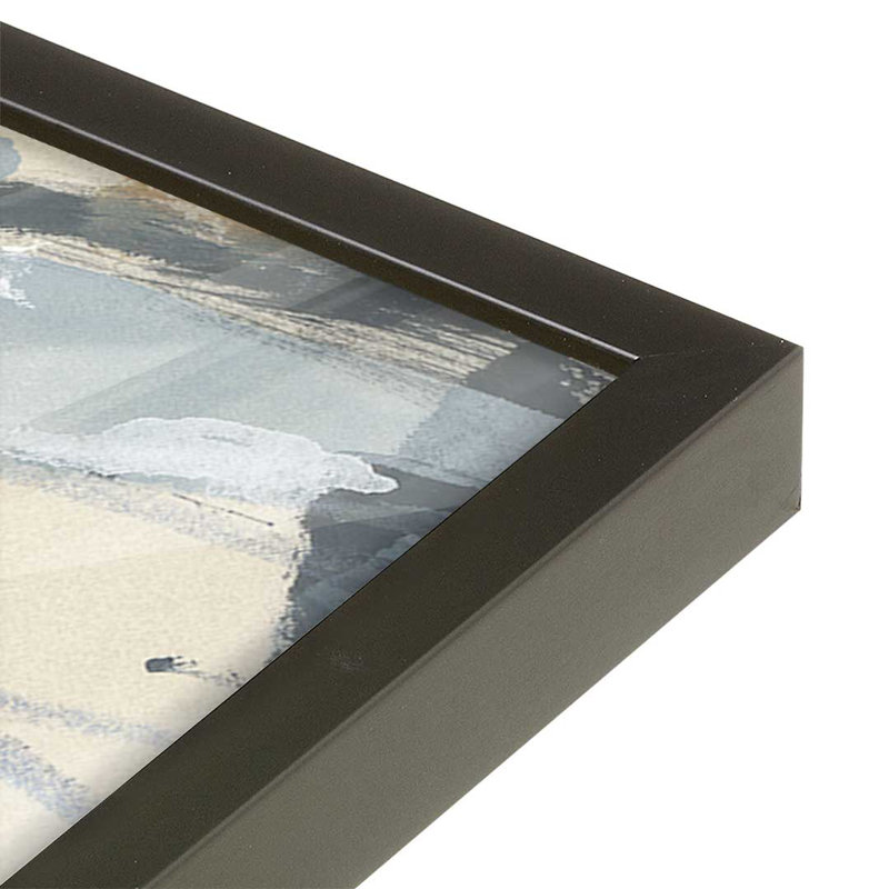 «Logbook III» par June Erica Vess, reproduction d'art, H 12 po x l 12 po, Impression sur cadre ouvert sans papier mat, Noir