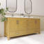 Meuble-lavabo double 72 po avec comptoir en granit blanc-1181787208-1181787210