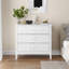 Commode 3 tiroirs en bois, largeur 31,9 po, hauteur 30,1 po-2095012880