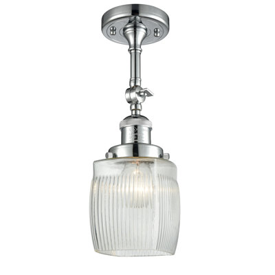 Saroyan Glass Semi Flush Mount