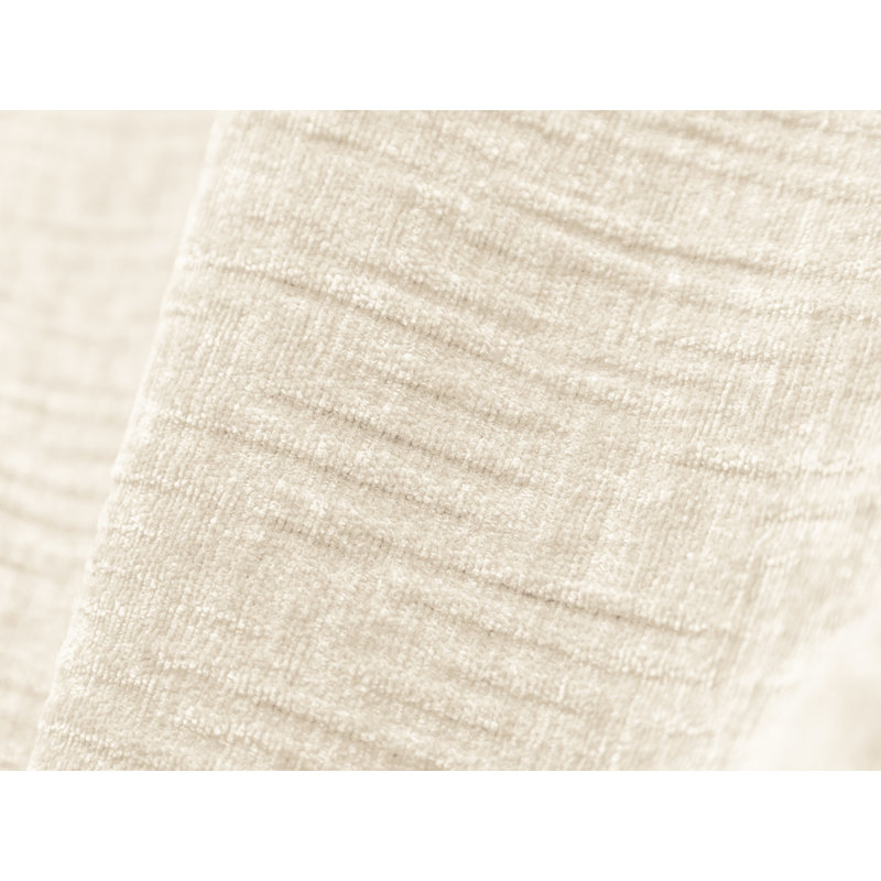 Lindasy Velvet Armchair, Ivory 100% Polyester