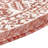 Archange Southwestern Machine Woven Polypropylene Indoor / Outdoor Area Rug in Rust Red-633837846