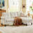 79.14" L Shaped Sofa with Storage Pockets and Reversable Storage Ottoman-1272389910