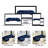 Boneless 187.39''Flannel Modular U-Shaped Sectional Sofa Set Reversible & Spacious Living Room Couch Set With 2 Chaises &4 Pillows,No Assembly Required-861726671