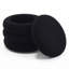 Repose-pieds rond avec rangement en velours / lin Leiani-92576539