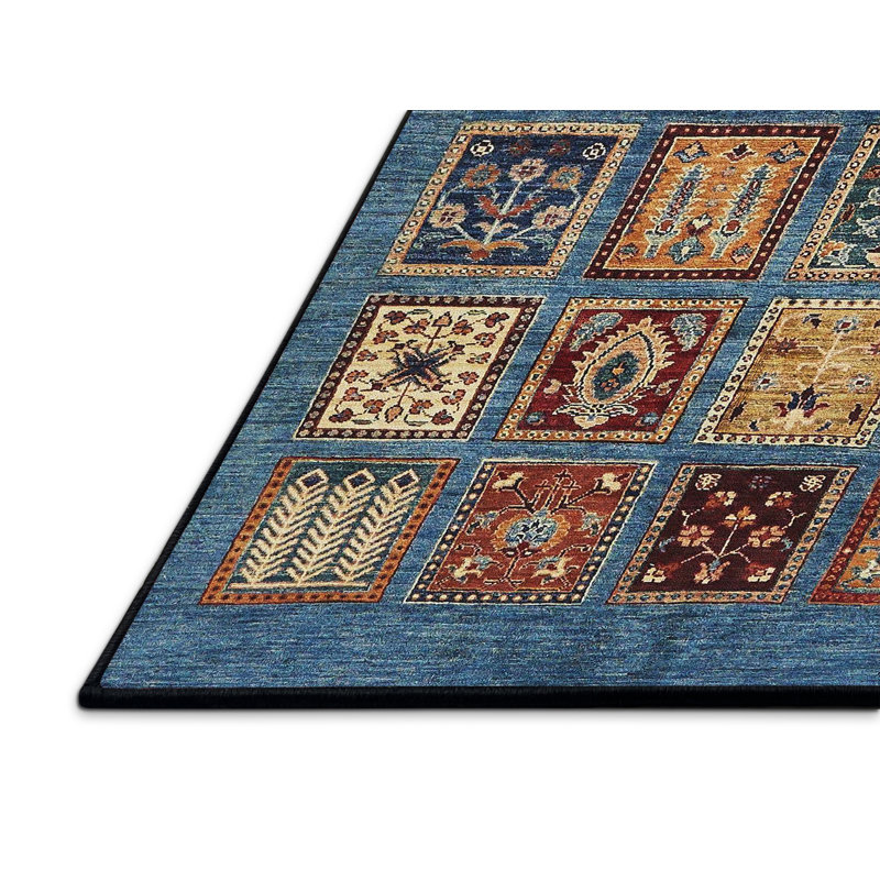 Tapis abstrait moderne 610, Rectangle 2 pi x 3 pi