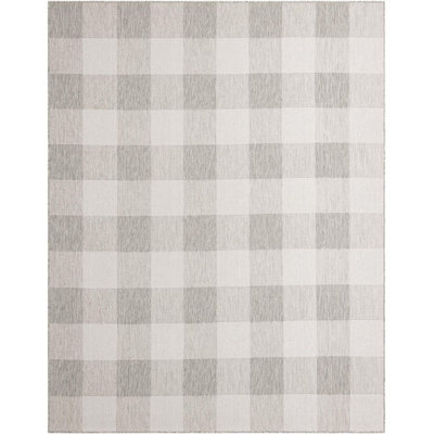 Tapis intérieur / extérieur gris Borland