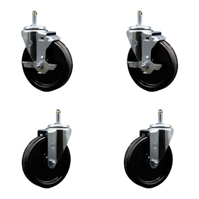 Phenolic Swivel Grip Ring Stem Caster