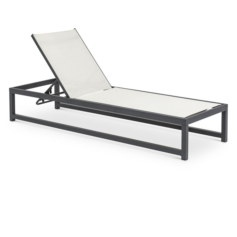79" Long Reclining Single Chaise with Cushions