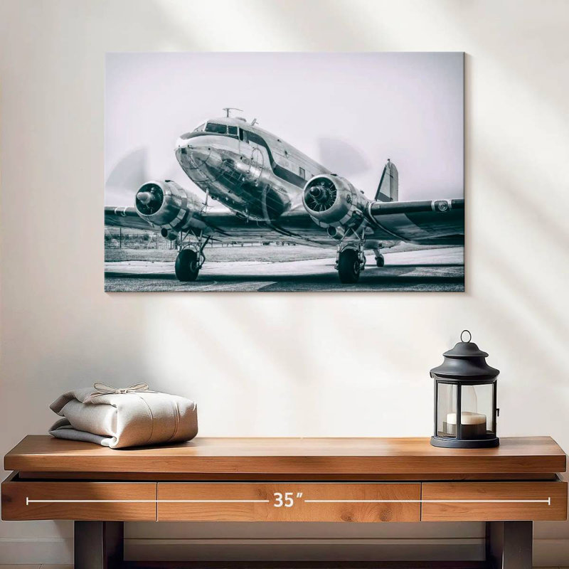Avion à hélice Mehar Douglas DC-3, H 16 po x l 24 po