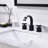 Widespread Bathroom Faucet with Drain Assembly-88407428