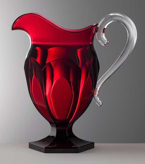 Roberta Acrylic Pitcher, Ruby
