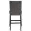 Ensemble de 2 tabourets de bar gris foncé Marian, garniture cloutée, style transitionnel, sièges confortables et élégants pour les cuisines et les bars modernes-1798512560-1798512567