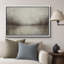 Tableau représentant un paysage de lac gris brumeux, idéal pour le salon, impression giclée sur toile encadrée-91875124-135760399-135760401