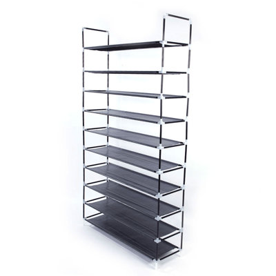 50 Pair Stackable Shoe Rack